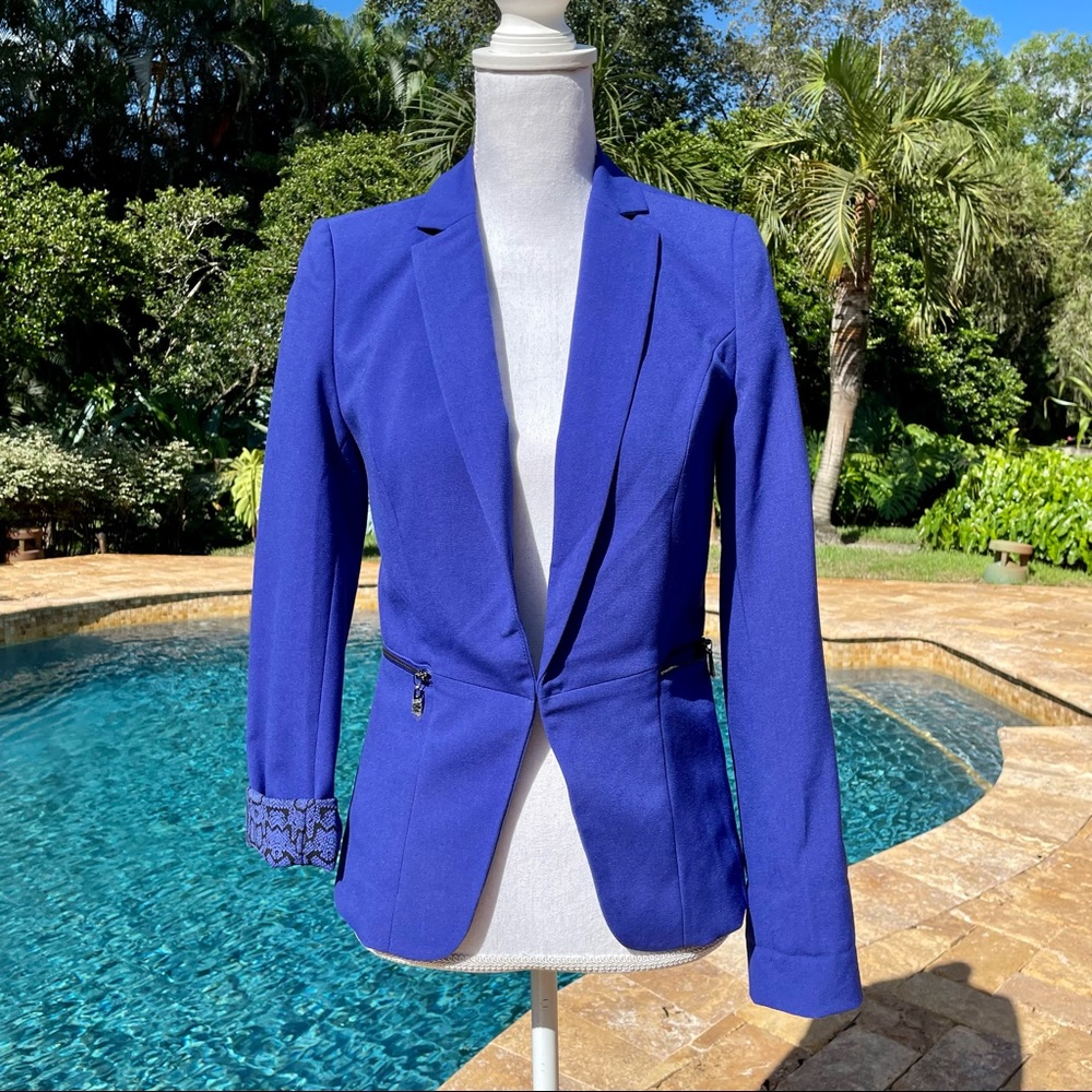 NWOT! Laundry Blue Jacket - Picture 2 of 9